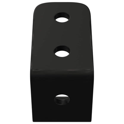 Hooks 2 pcs Black M5 x 110 mm Iron