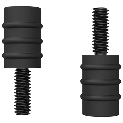 Standoff Screw 2 pcs Black M4 Rubber and Steel