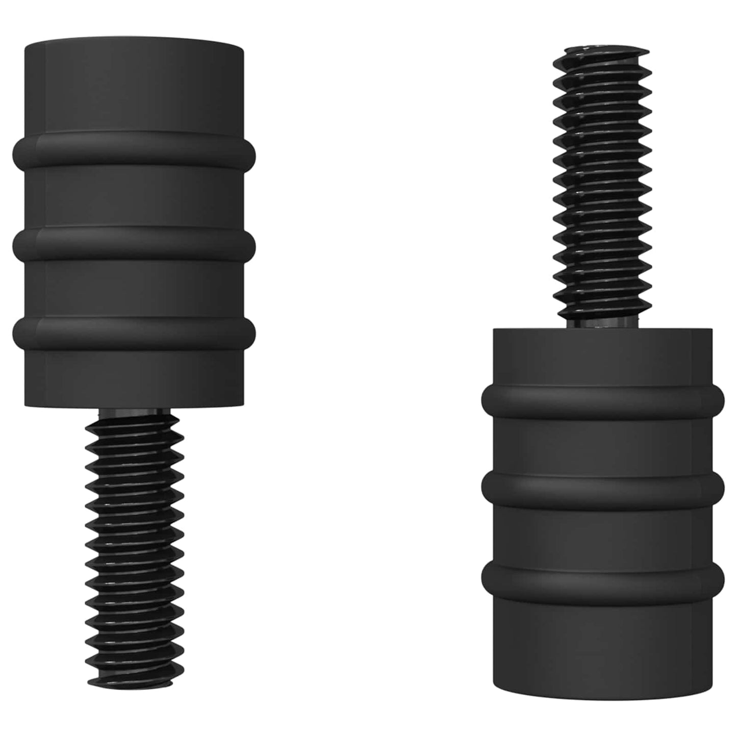Standoff Screw 4865 pcs Black M4 Rubber and Steel