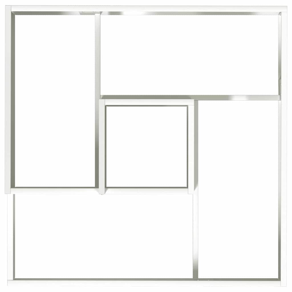 Garden Planter White 80 x 80 x 50 cm Cold-rolled Steel