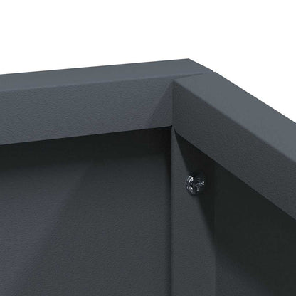 Garden Planter Anthracite 80 x 80 x 50 cm Cold-rolled Steel