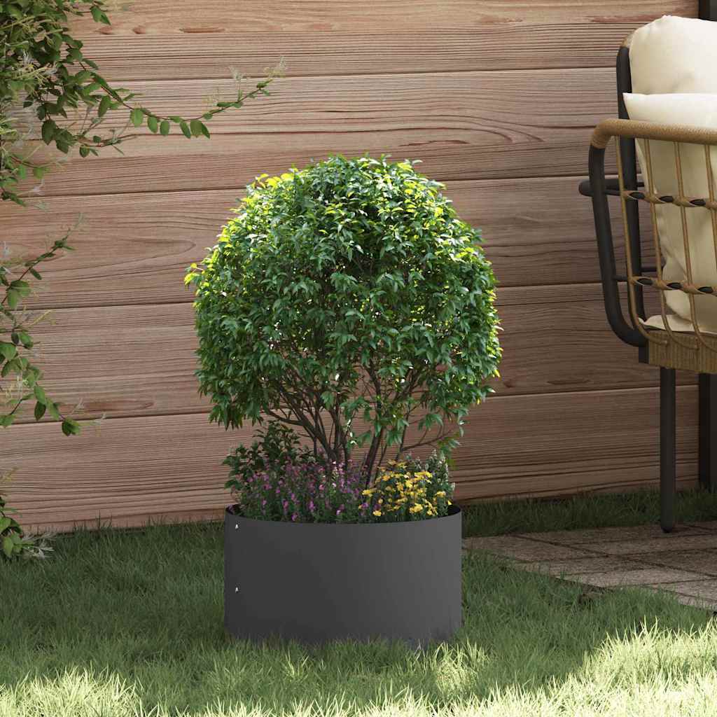 Planter Ring 5 pcs Black 30 x 30 x 20 cm Cold-rolled Steel