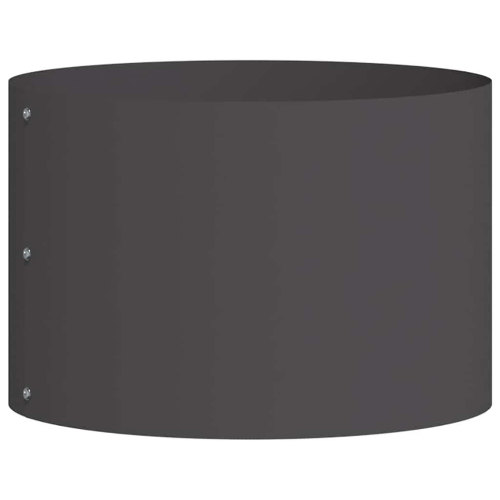 Planter Ring 5 pcs Black 30 x 30 x 20 cm Cold-rolled Steel