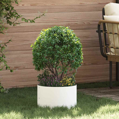 Planter Ring 5 pcs White 30 x 30 x 20 cm Cold-rolled Steel