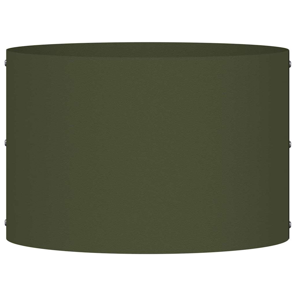 Planter Ring Olive Green 30 x 30 x 20 cm Cold-rolled Steel