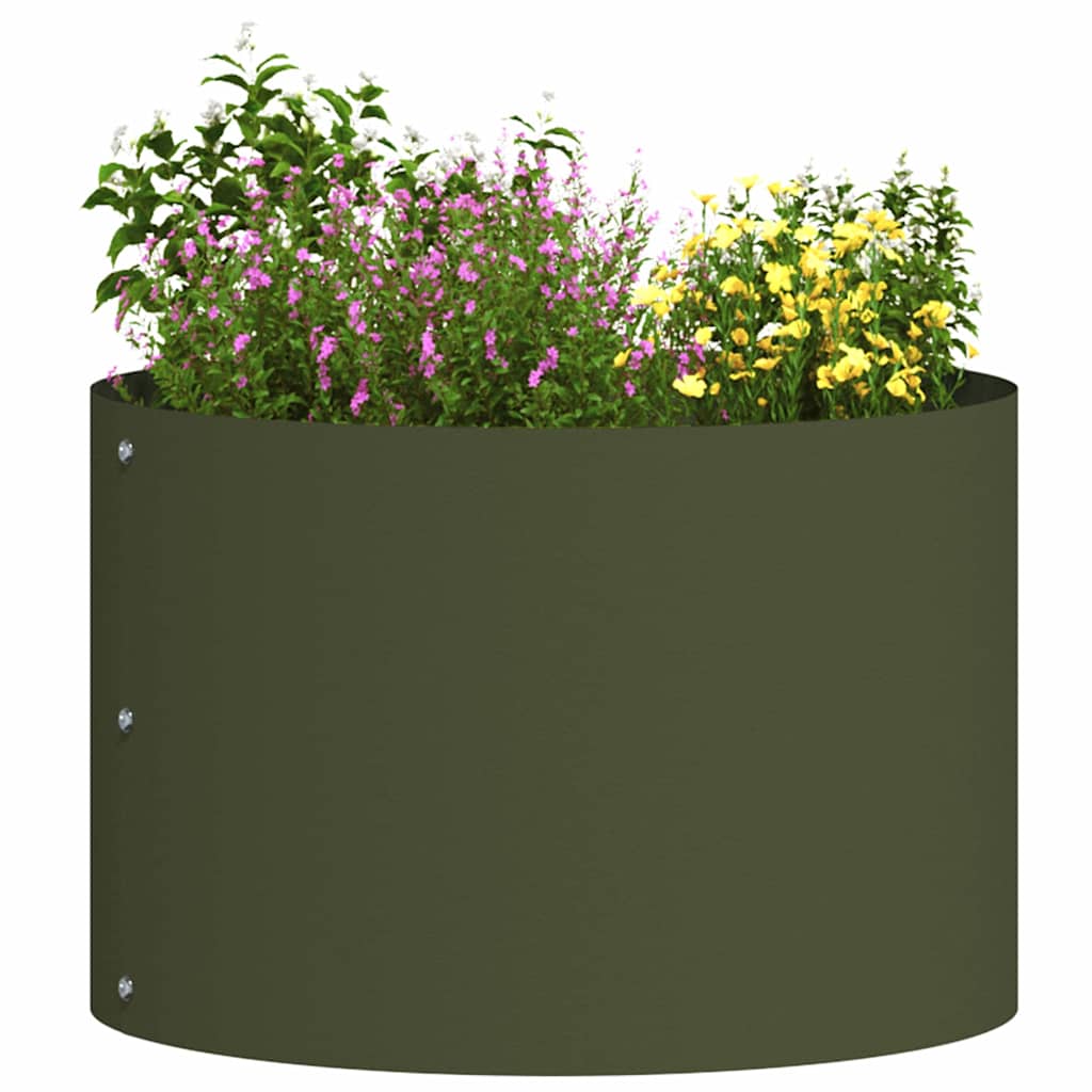 Planter Ring Olive Green 30 x 30 x 20 cm Cold-rolled Steel