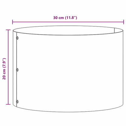 Planter Ring Olive Green 30 x 30 x 20 cm Cold-rolled Steel