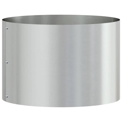Planter Ring Silver 30 x 30 x 20 cm Galvanised Steel