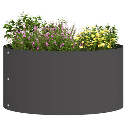 Planter Ring Black 40 x 40 x 20 cm Cold-rolled Steel