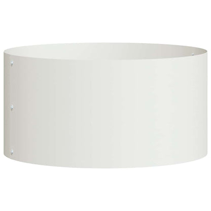Planter Ring White 40 x 40 x 20 cm Cold-rolled Steel