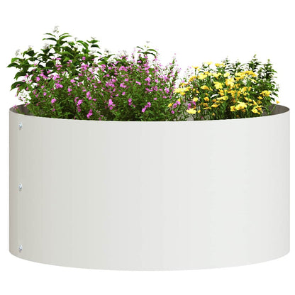 Planter Ring 5 pcs White 40 x 40 x 20 cm Cold-rolled Steel