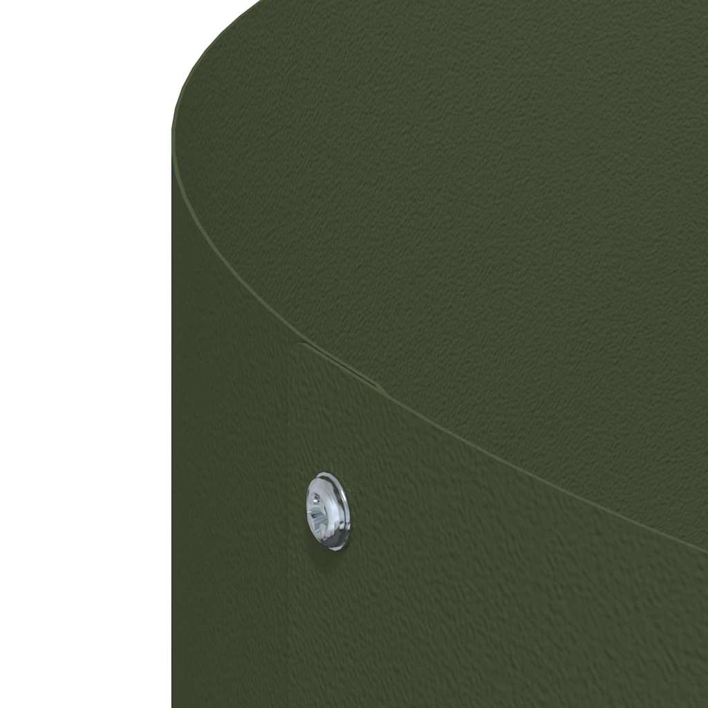 Planter Ring Olive Green 40 x 40 x 20 cm Cold-rolled Steel