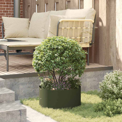 Planter Ring Olive Green 40 x 40 x 20 cm Cold-rolled Steel
