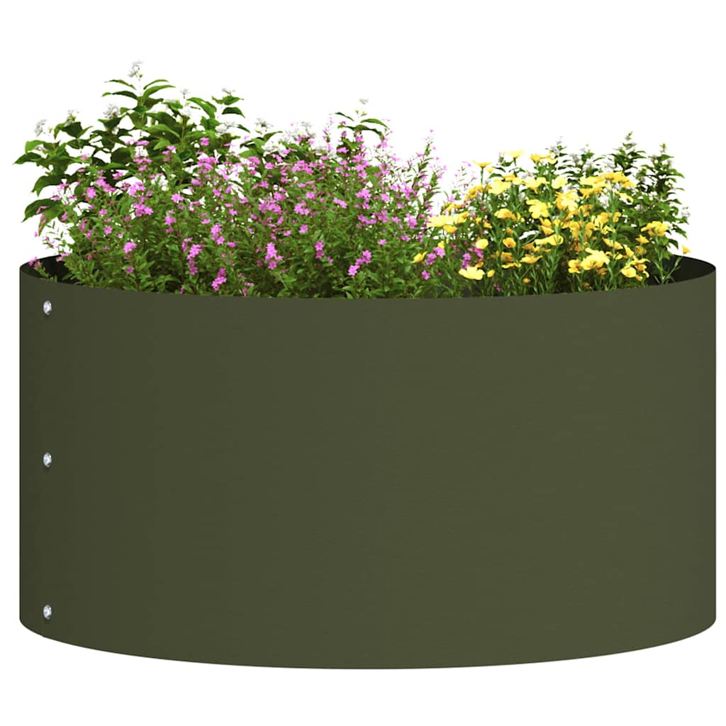 Planter Ring Olive Green 40 x 40 x 20 cm Cold-rolled Steel