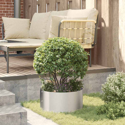 Planter Ring 5 pcs Silver 40 x 40 x 20 cm Stainless Steel