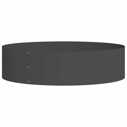 Planter Ring Black 80 x 80 x 20 cm Cold-rolled Steel