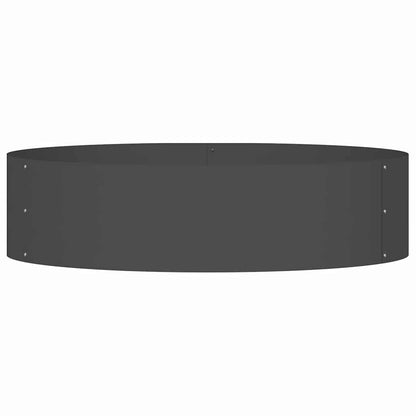 Planter Ring Black 80 x 80 x 20 cm Cold-rolled Steel