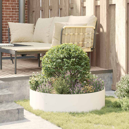 Planter Ring 5 pcs White 80 x 80 x 20 cm Cold-rolled Steel
