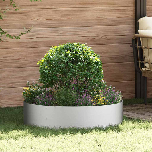 Planter Ring 5 pcs Silver 80 x 80 x 20 cm Galvanised Steel