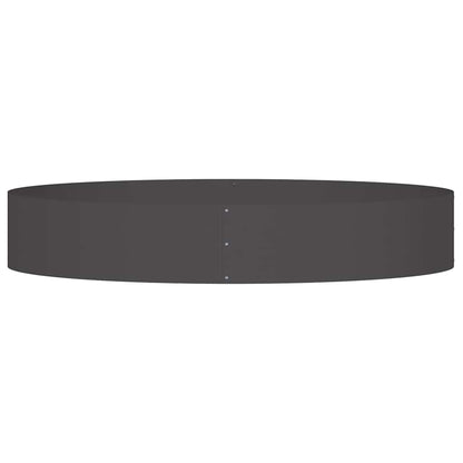 Planter Ring Black 120 x 120 x 20 cm Cold-rolled Steel