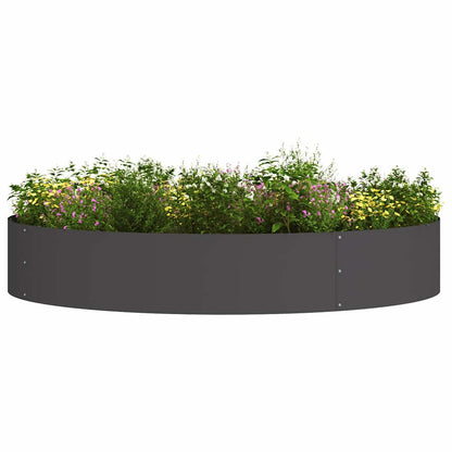 Planter Ring Black 120 x 120 x 20 cm Cold-rolled Steel