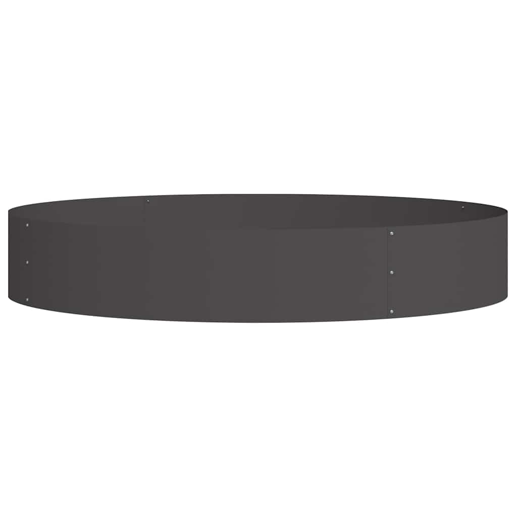 Planter Ring 5 pcs Black 120 x 120 x 20 cm Cold-rolled Steel