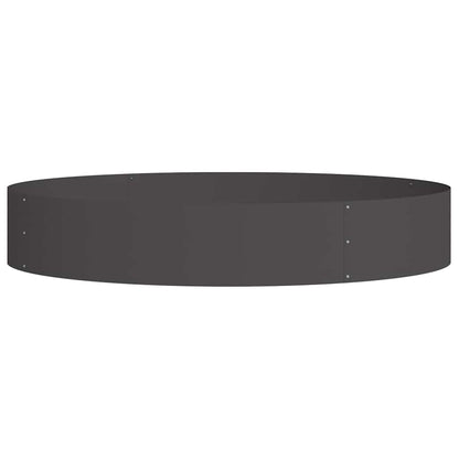 Planter Ring 5 pcs Black 120 x 120 x 20 cm Cold-rolled Steel