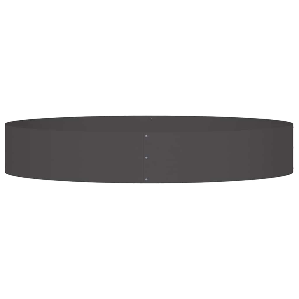 Planter Ring 5 pcs Black 120 x 120 x 20 cm Cold-rolled Steel