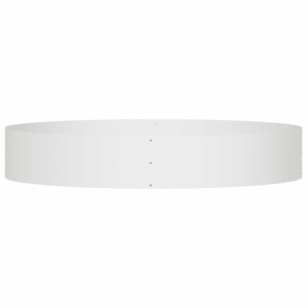 Planter Ring 5 pcs White 120 x 120 x 20 cm Cold-rolled Steel