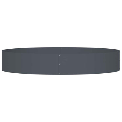 Planter Ring Anthracite 120 x 120 x 20 cm Cold-rolled Steel