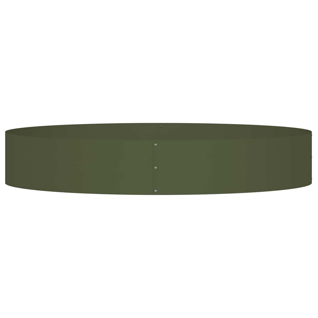Planter Ring 5 pcs Olive Green 120 x 120 x 20 cm