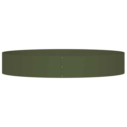 Planter Ring 5 pcs Olive Green 120 x 120 x 20 cm