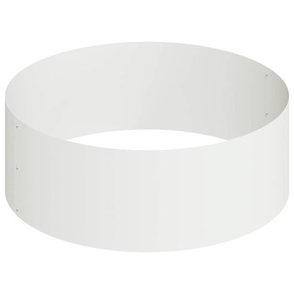 Garden Planter White 90 x 90 x 20 cm Cold-rolled Steel
