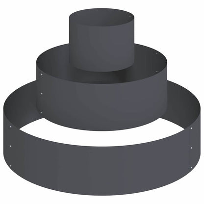 Garden Planter Anthracite 90 x 90 x 20 cm Cold-rolled Steel