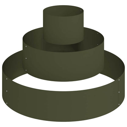 Garden Planter Olive Green 90 x 90 x 20 cm Cold-rolled Steel