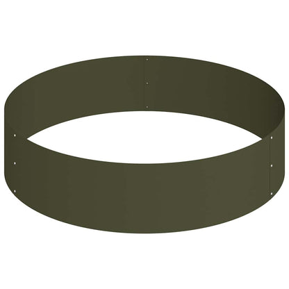 Garden Planter Olive Green 90 x 90 x 20 cm Cold-rolled Steel
