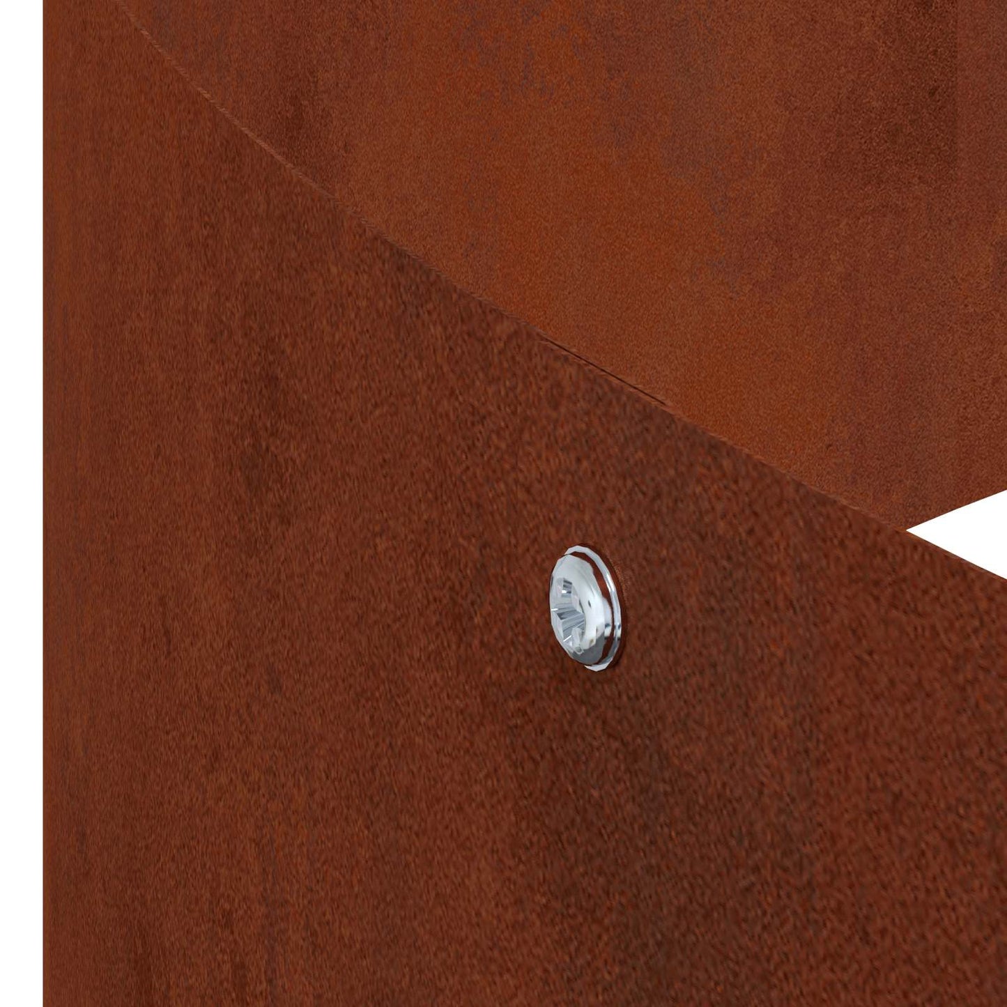 Garden Planter Rusty 90 x 90 x 20 cm Weathering Steel