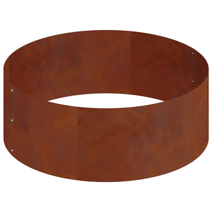 Garden Planter Rusty 90 x 90 x 20 cm Weathering Steel