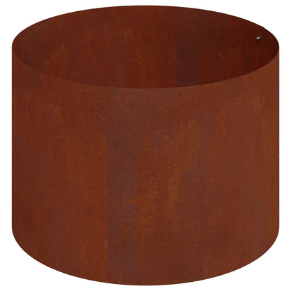 Garden Planter Rusty 90 x 90 x 20 cm Weathering Steel