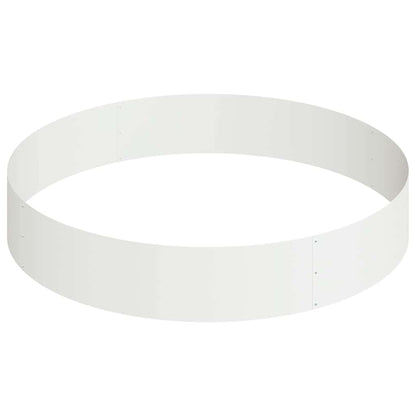 Garden Planter White 120 x 120 x 20 cm Cold-rolled Steel
