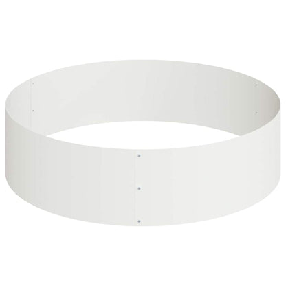 Garden Planter White 120 x 120 x 20 cm Cold-rolled Steel