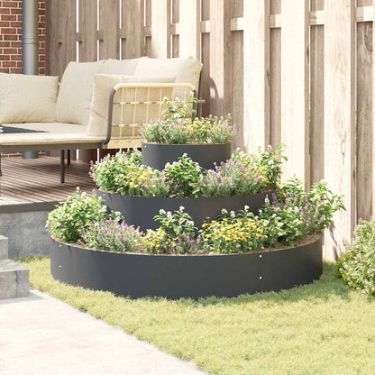 Garden Planter Anthracite 120 x 120 x 20 cm Cold-rolled Steel