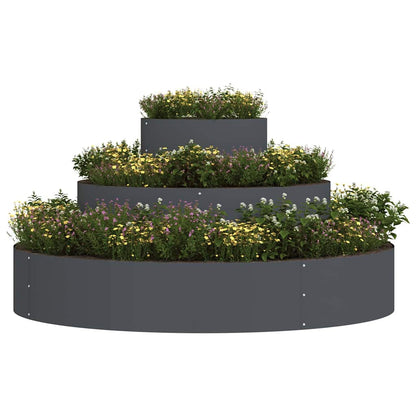 Garden Planter Anthracite 120 x 120 x 20 cm Cold-rolled Steel