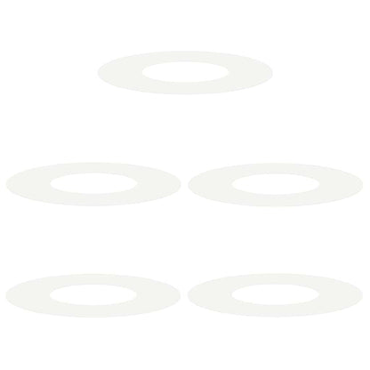 suitable for Flat Tree Rings 5 pcs White Ø30 / 60 cm Steel