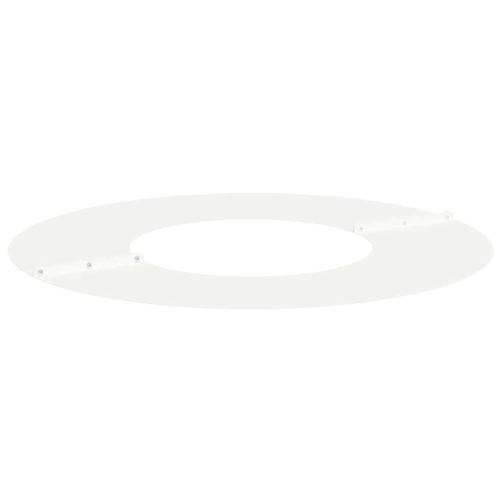 suitable for Flat Tree Rings 5 pcs White Ø30 / 60 cm Steel