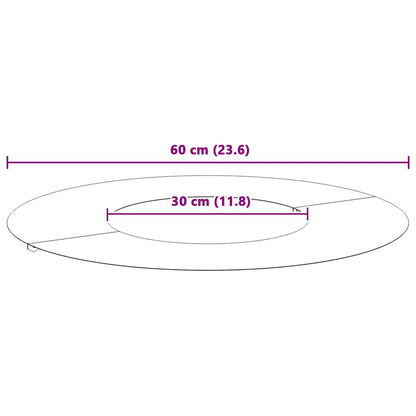 suitable for Flat Tree Rings 5 pcs Silver Ø30 / 60 cm
