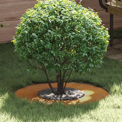 suitable for Flat Tree Ring Brown Ø30 / 60 cm Weathering Steel