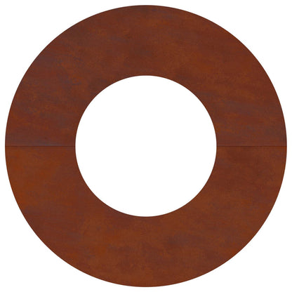 suitable for Flat Tree Ring Brown Ø30 / 60 cm Weathering Steel
