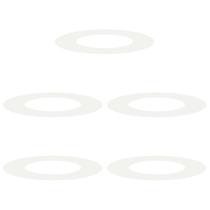 suitable for Flat Tree Rings 5 pcs White Ø40 / 70 cm Steel