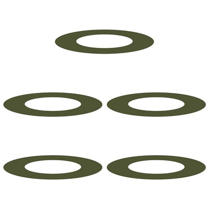 suitable for Flat Tree Rings 5 pcs Olive green Ø40 / 70 cm Steel